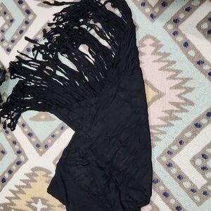 Wet seal fringe skirt